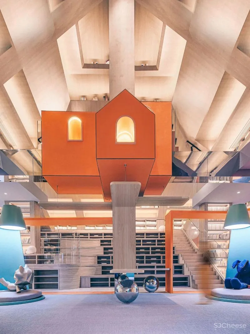 源于安徒生的设计灵感,钢筋水泥下的童话书屋 宇合光年