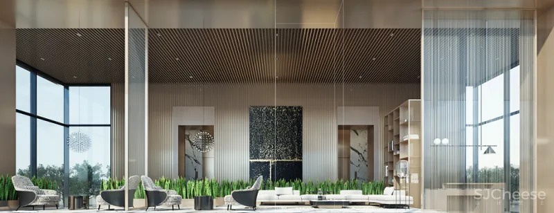 李玮珉力作 重庆千万级豪宅「万科.锦绣滨江」样板间效果图和实景照片