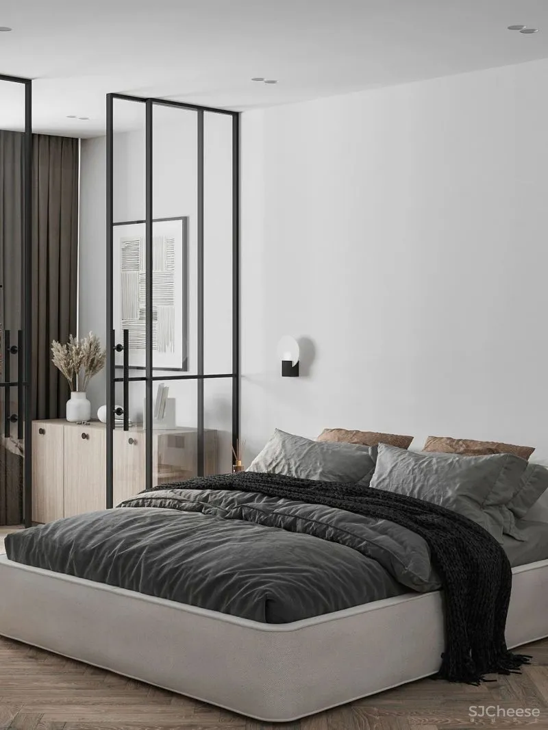 简约风小公寓,卧室隔断这样装立马多间小书房!