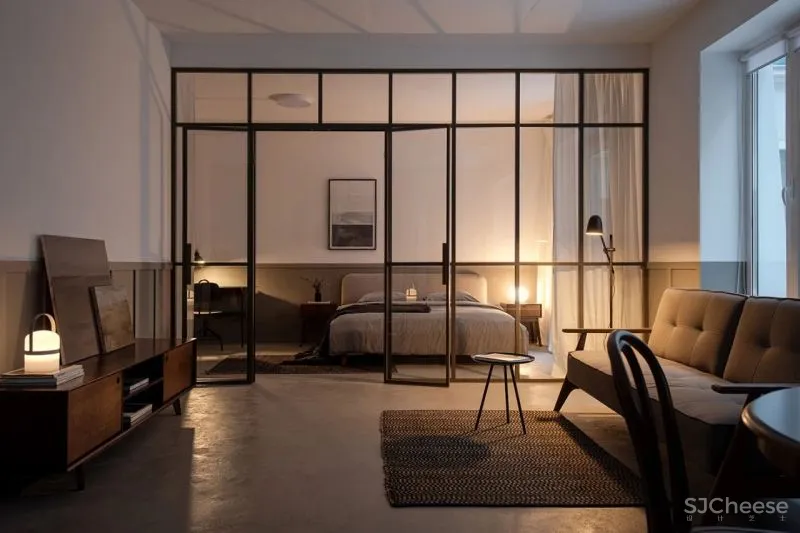 58㎡质感小宅，简约又复古！