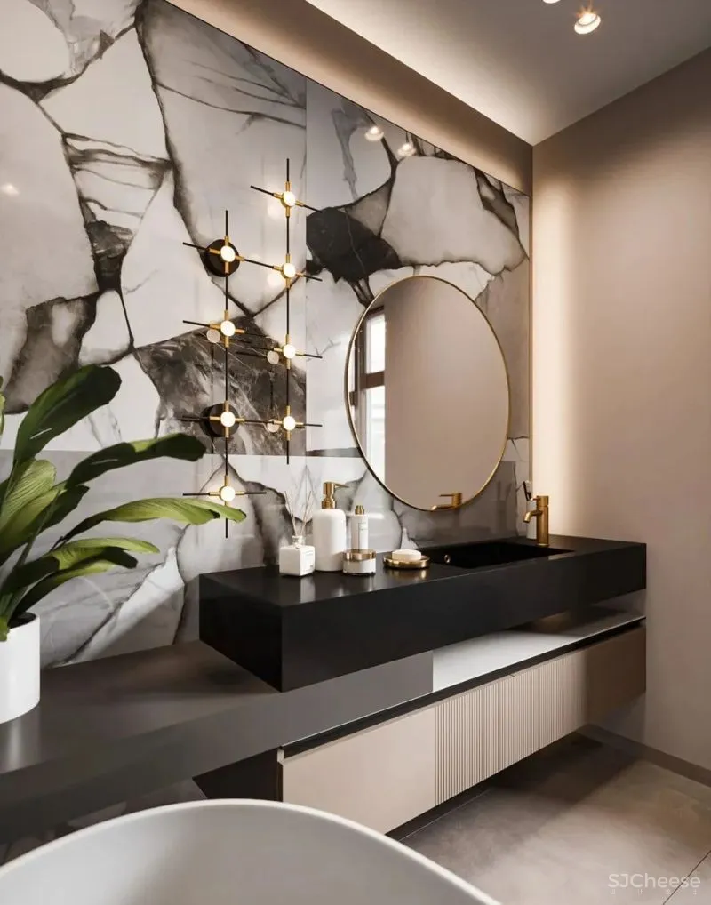 320㎡轻奢别墅,现代生活的质感美!