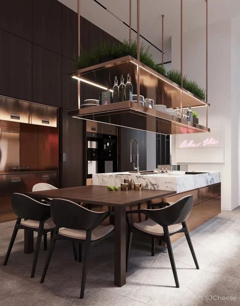 1105㎡顶层复式，奢华的气质 Ab Architects