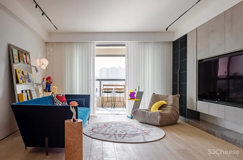王璠:188㎡简约大平层,温暖的动漫之家!