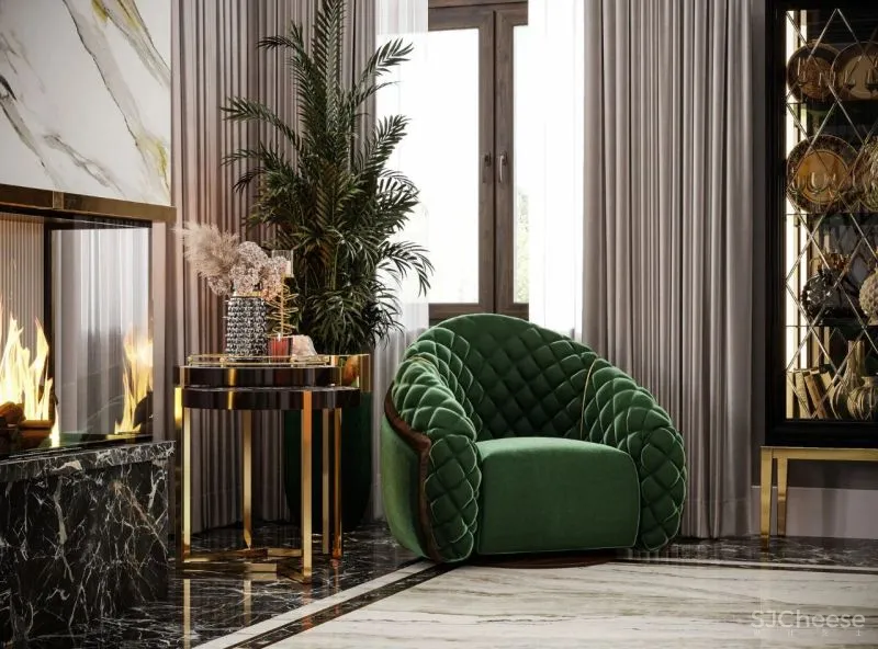 1100m²豪宅:看惯了极简,有点怀念这种“金碧辉煌”