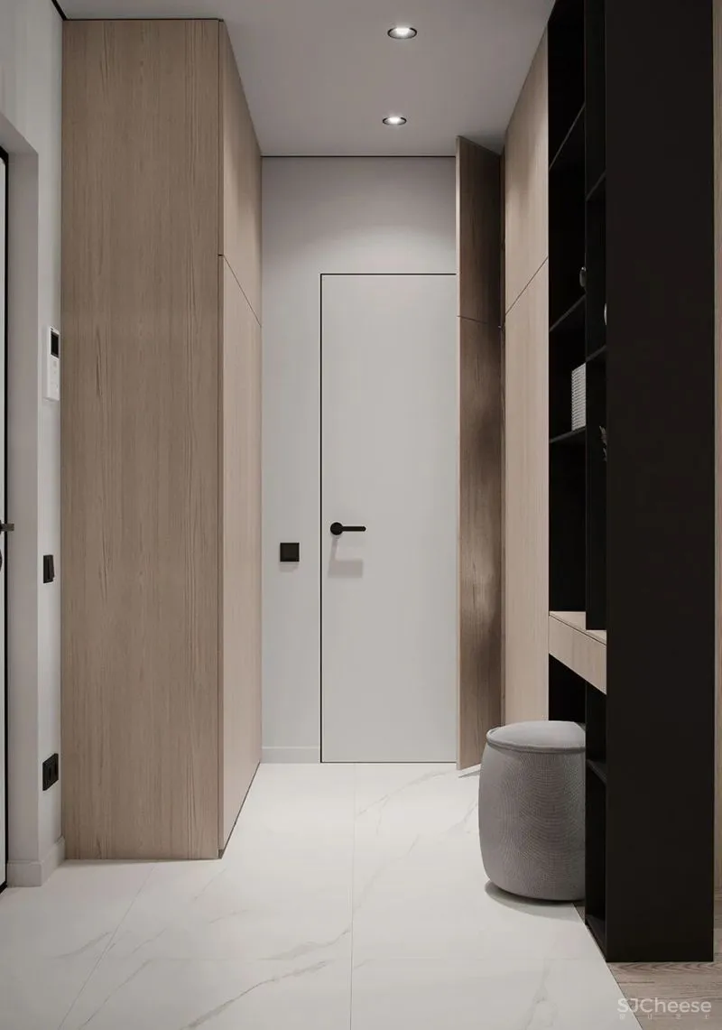 极简白 原木,耐看才是家的样子!