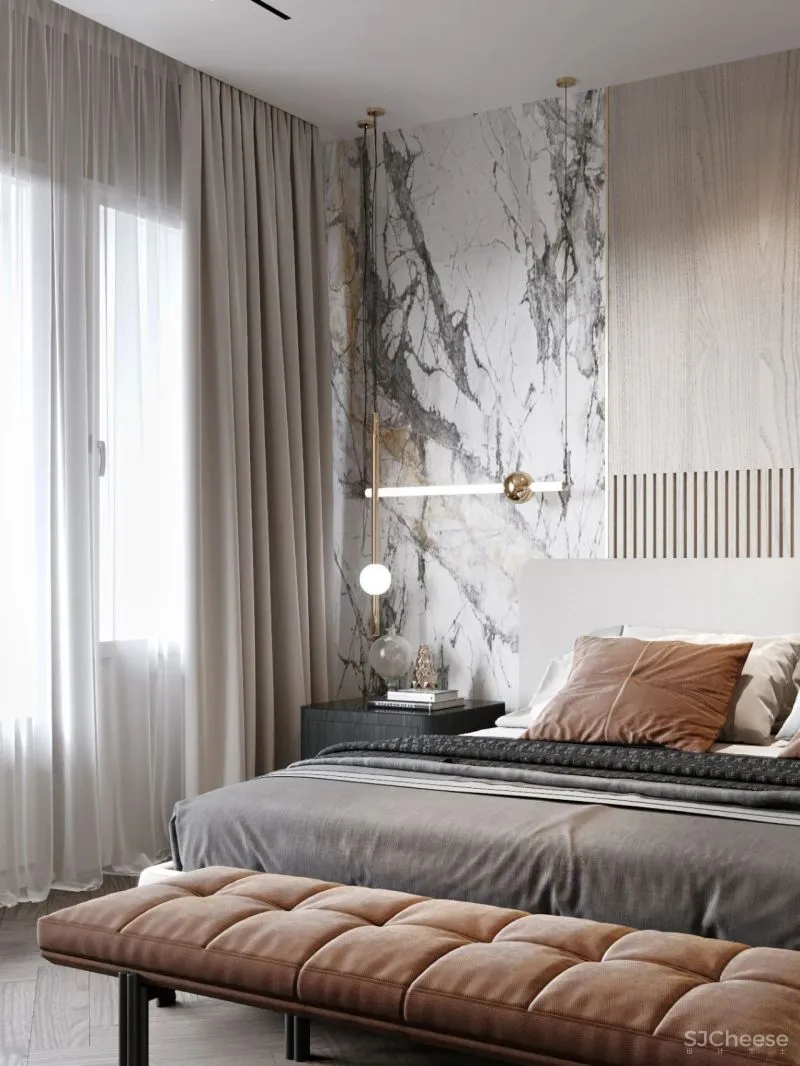 190㎡带露台的三居室，宁静简练！