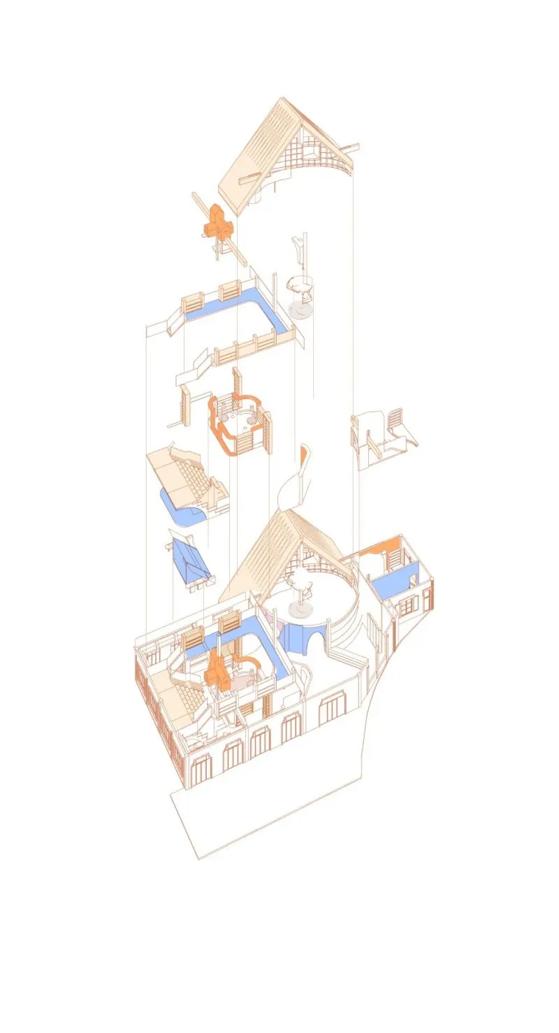 源于安徒生的设计灵感,钢筋水泥下的童话书屋 宇合光年