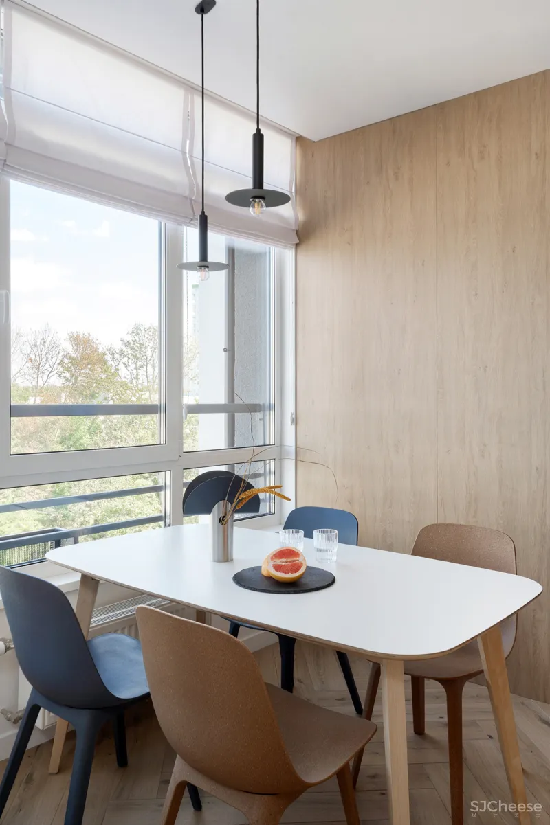 75㎡ 两房两厅，一体式橱柜这样用，收纳超多又显大