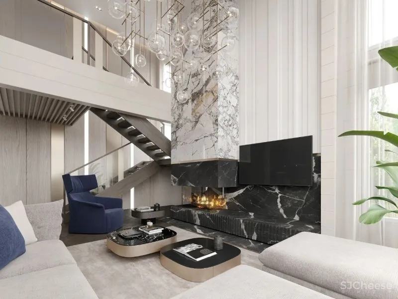 190㎡带露台的三居室，宁静简练！