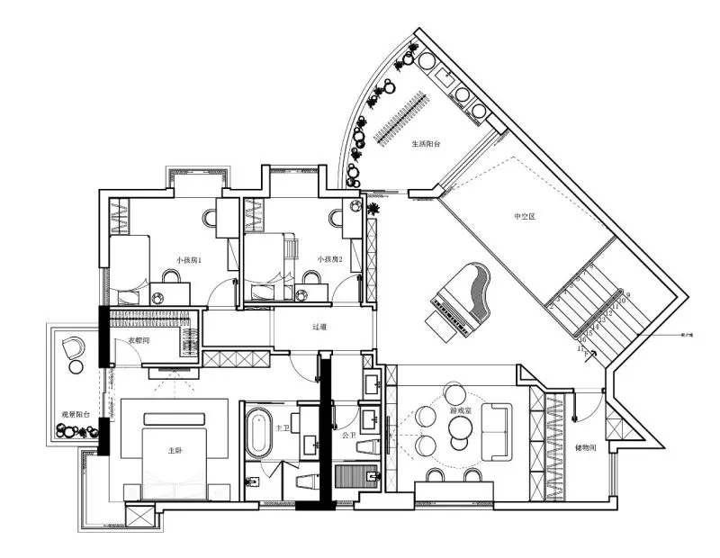 简约美式，浪漫不失温馨的优雅美居 漾设计