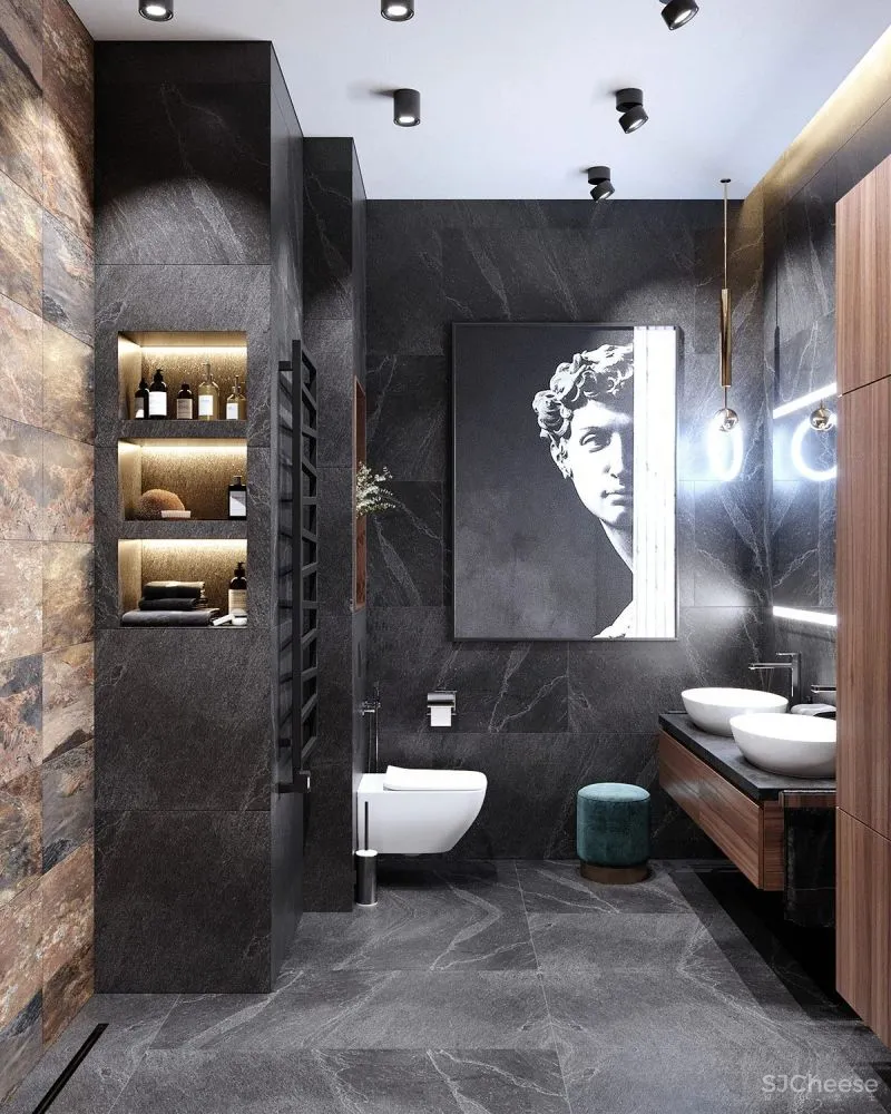 钴蓝色点燃空间气质