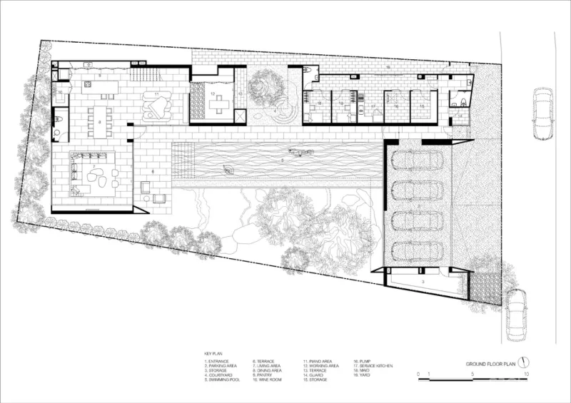 950㎡ 双层别墅,用光影做最美的装饰
