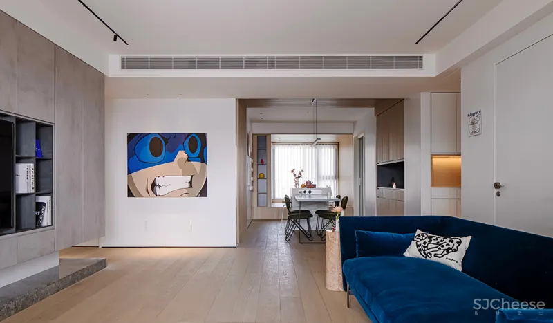 王璠:188㎡简约大平层,温暖的动漫之家!