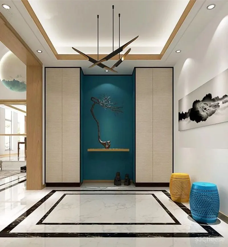 玄关墙这样设计,一进门就“旺”到你!