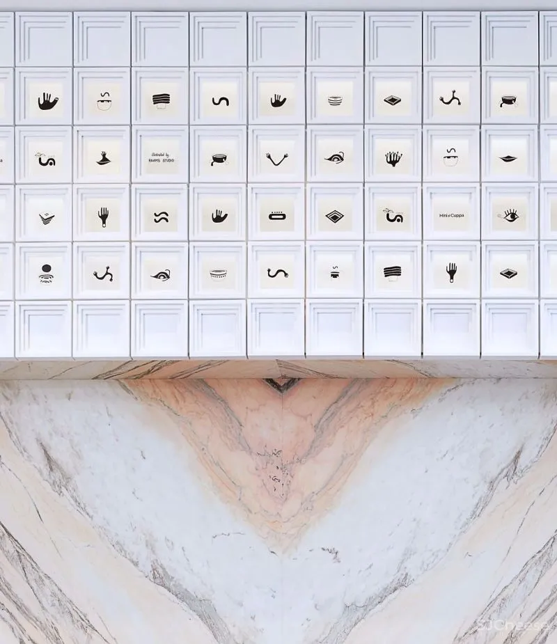 新颖独特的一家迷你茶店