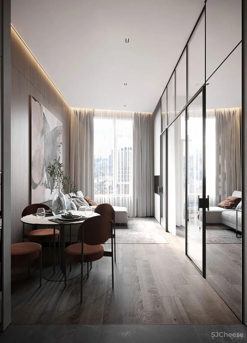 一个女生住,44㎡小宅,舒适!