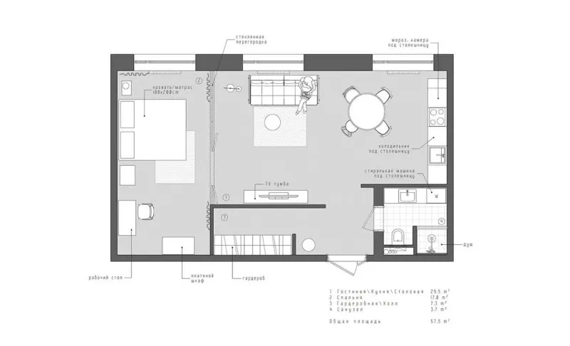 58㎡质感小宅，简约又复古！
