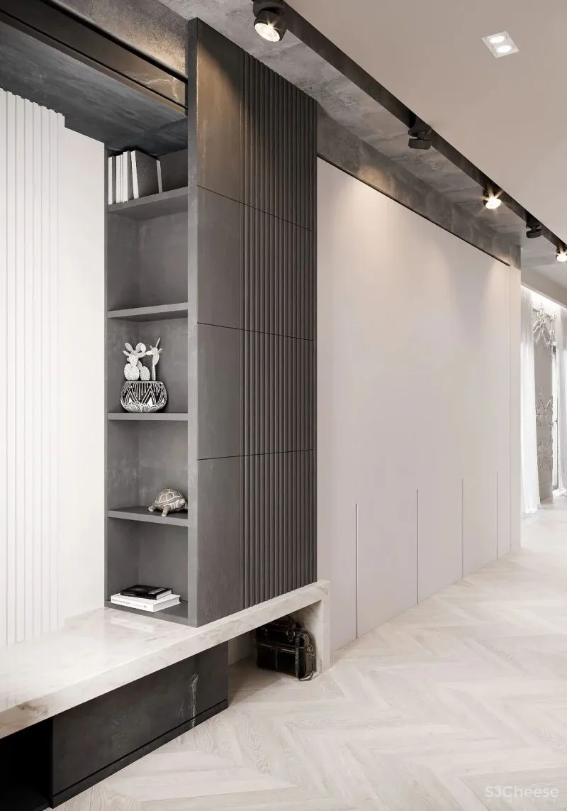 黑白缄默简约沉稳家居内饰