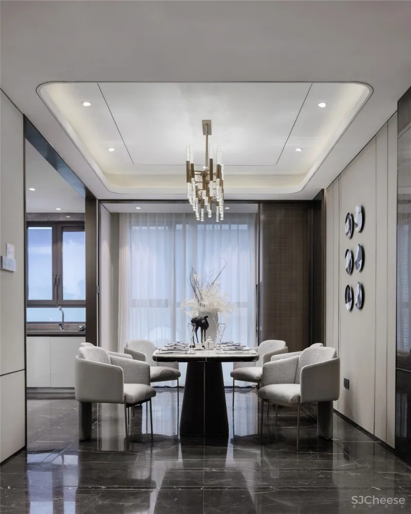 德方圆 | 160平样板间 水之绿 泉之韵