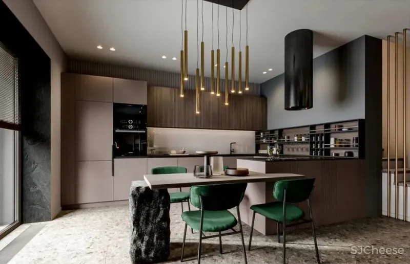 320㎡轻奢别墅,现代生活的质感美!