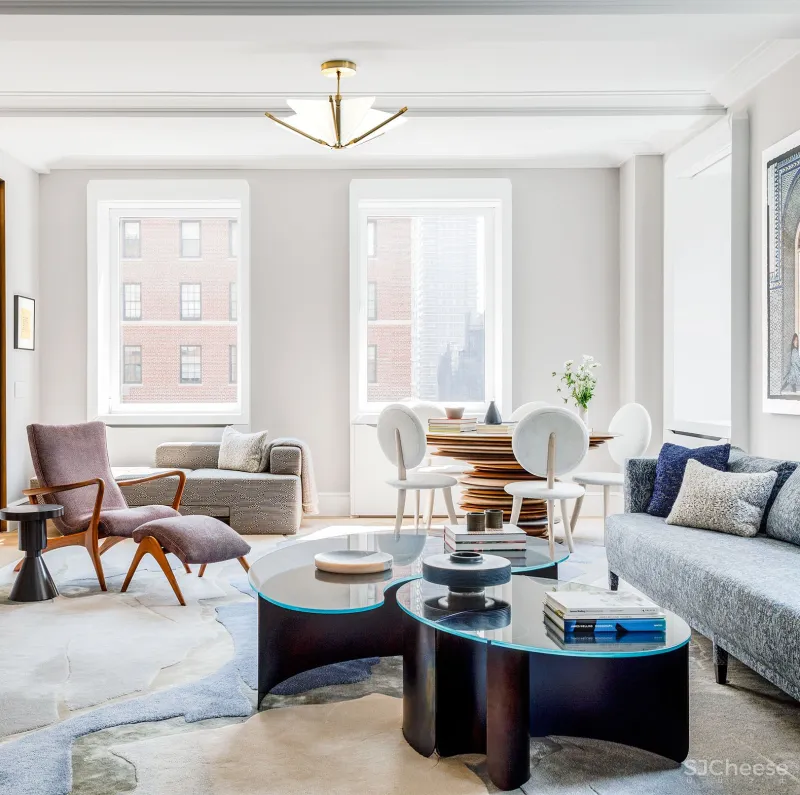 370㎡ 四居室公寓翻新,入户玄关美成了艺廊,这才是奢居典范