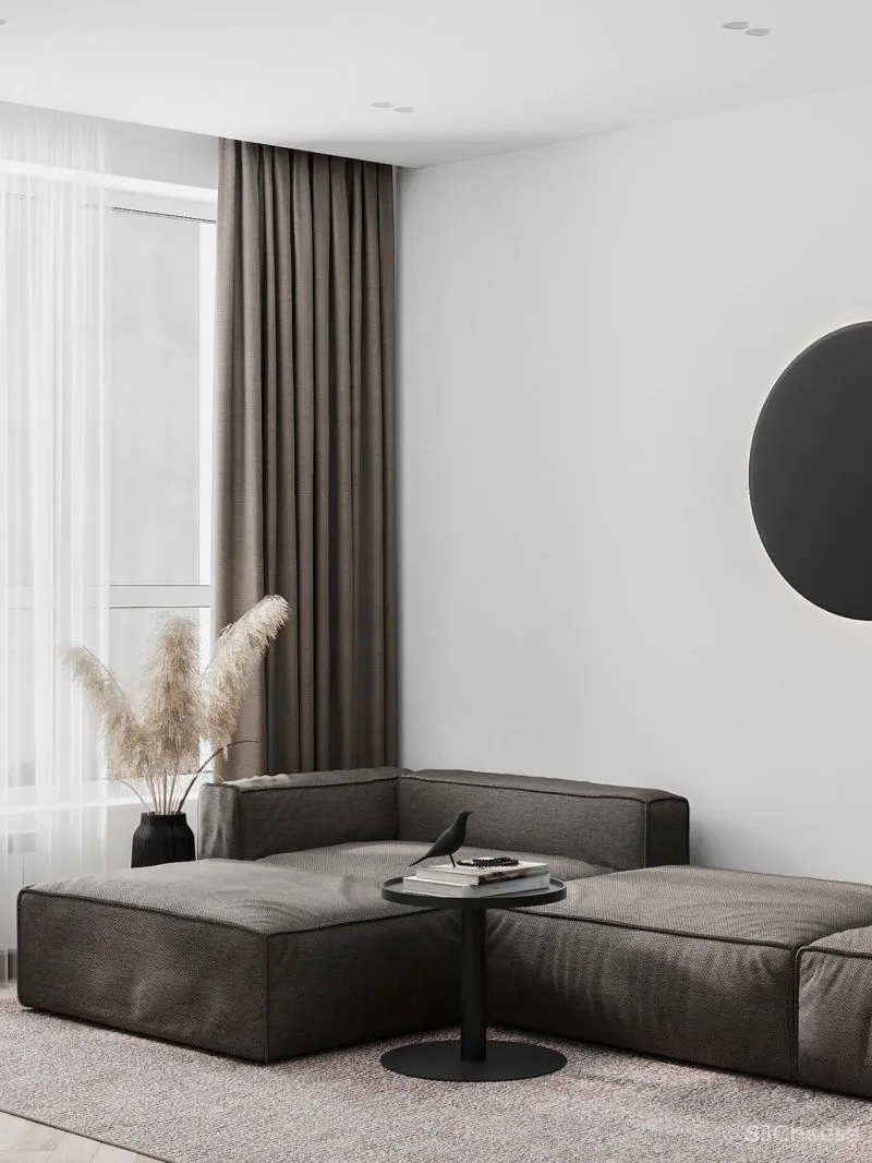 简约风小公寓,卧室隔断这样装立马多间小书房!