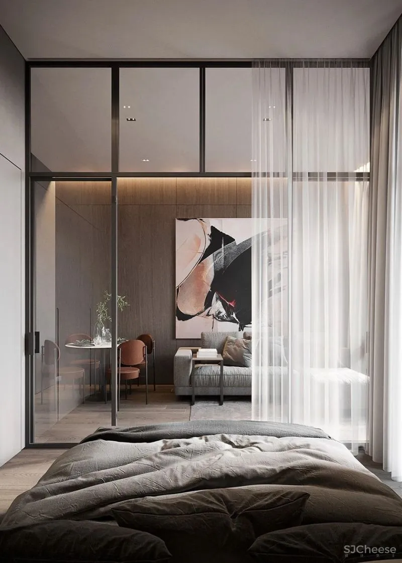 一个女生住,44㎡小宅,舒适!