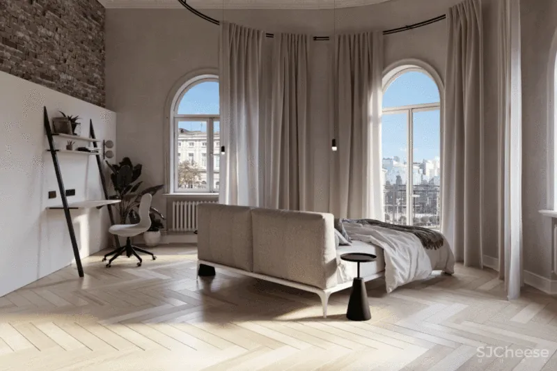 110㎡现代简奢风，就是这么撩人！