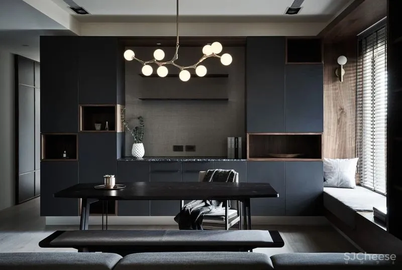 台式高级灰设计,质感空间!