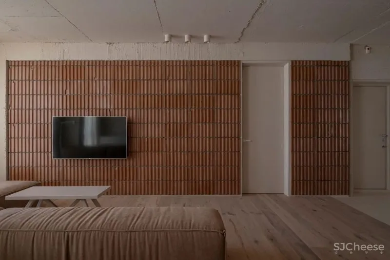 看一下Porotherm44多孔砖在这间94平米住宅中的“疯狂”使用！