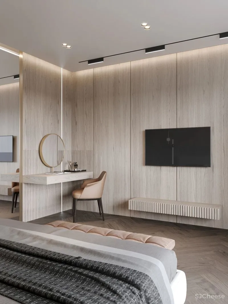 190㎡带露台的三居室，宁静简练！