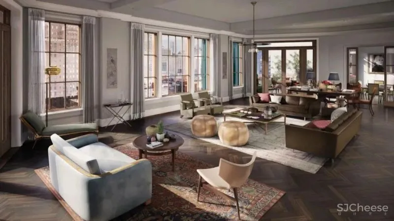 见过复古风的豪宅吗?不得不说,这设计太高级了!