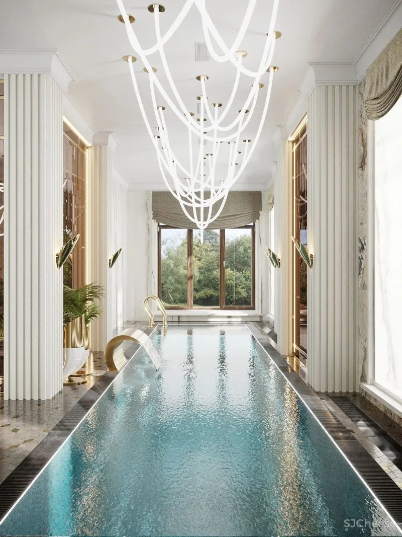 1100m²豪宅:看惯了极简,有点怀念这种“金碧辉煌”