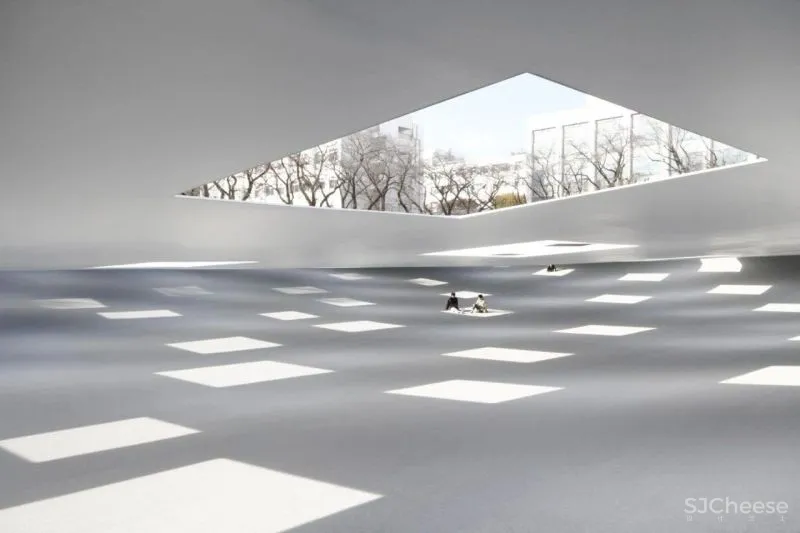 石上纯也新作,屋顶有59个洞,却没一根柱子!