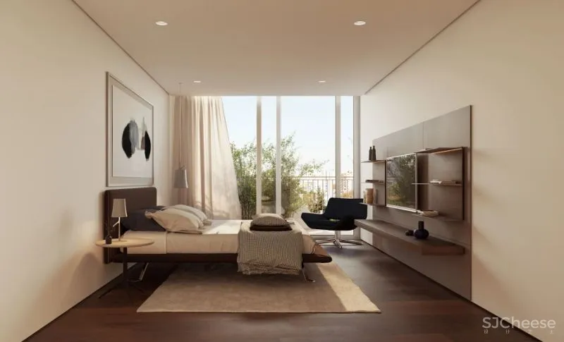 放弃顶层公寓,改做会所,这样布置整栋楼的格调都高了