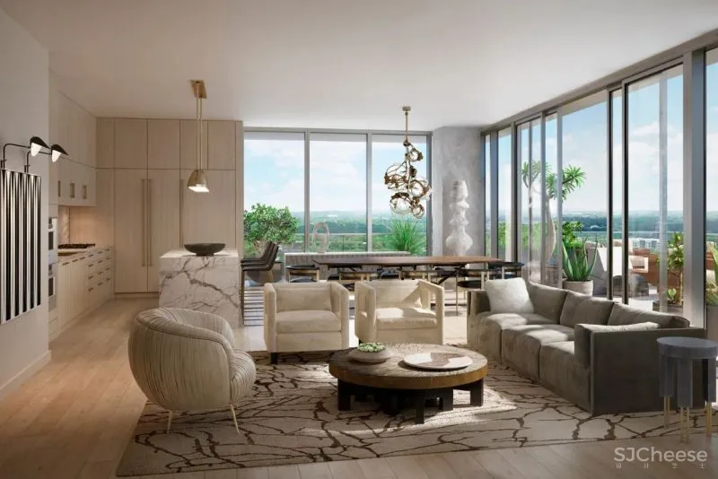 设计女神Kelly Wearstler的豪华公寓设计!设计师:买不起也一定要去住一晚