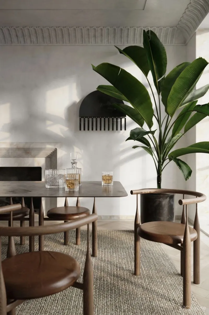 淡雅灵动联排别墅，不仅有颜值还舒适！