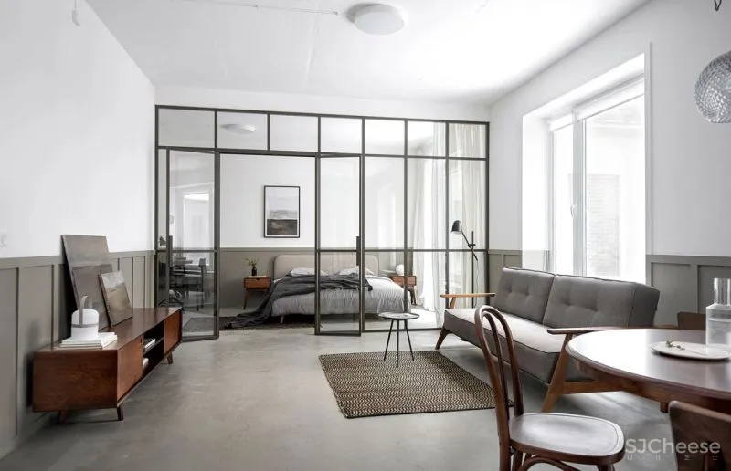 58㎡质感小宅，简约又复古！