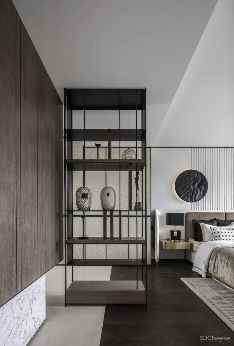 金属、石材、布艺，诠释最美墨色东方