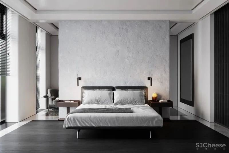 黑与白搭档的轻奢空间