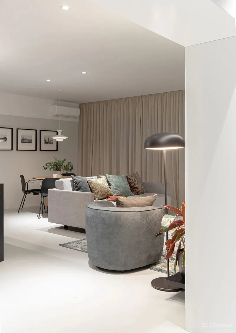 147㎡ 四室一厅,利用墙面做收纳,设计朴素却实用!