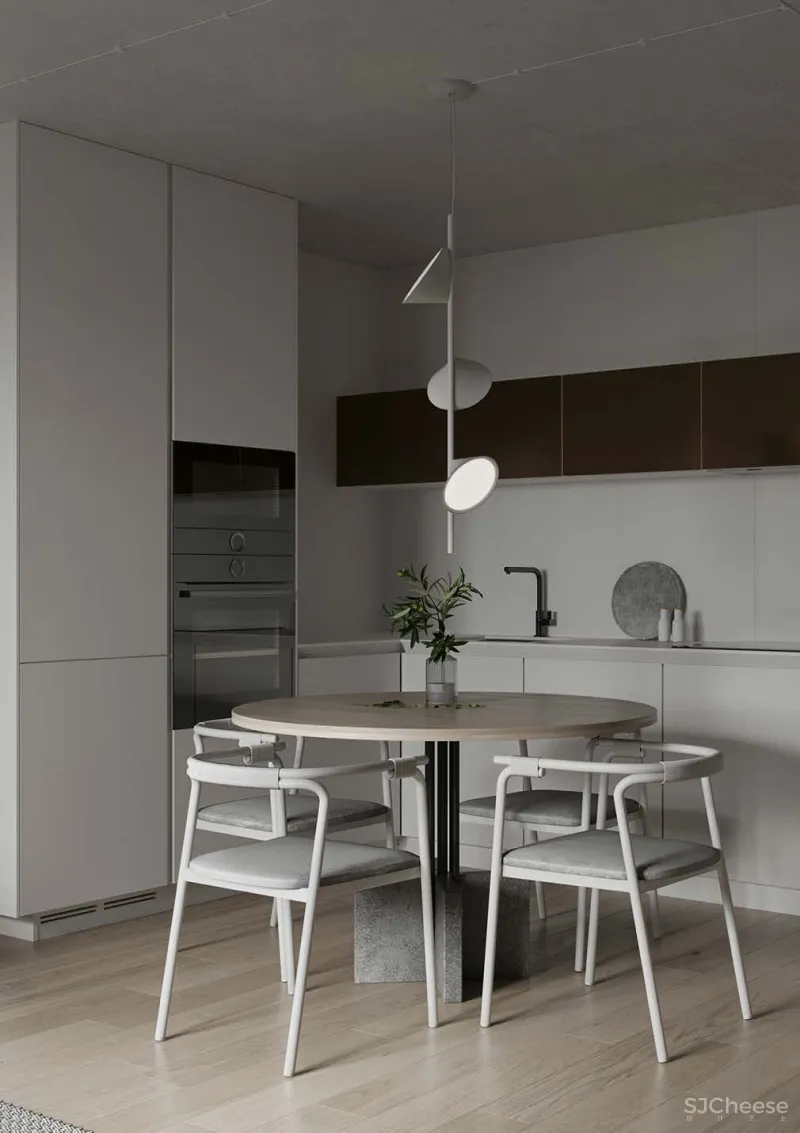 74㎡二居室,墙面这样做拼接,好看又个性!