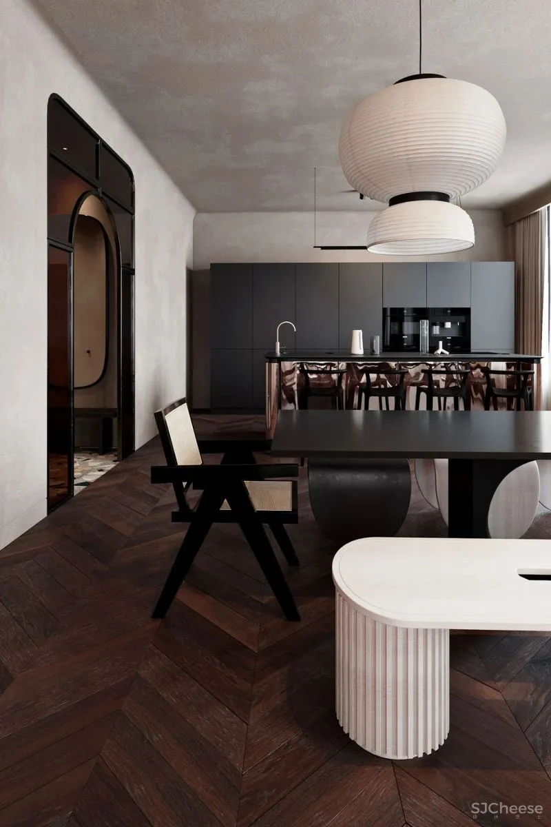 110㎡现代简奢风，就是这么撩人！