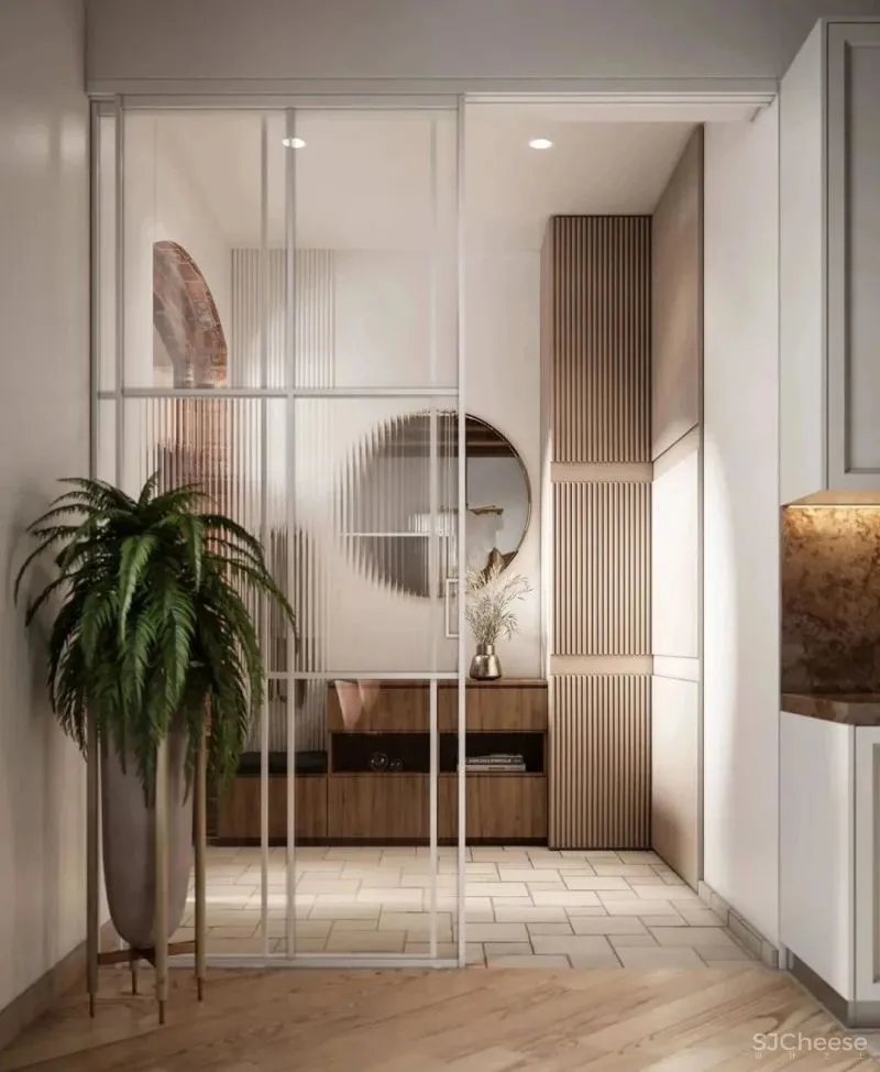 玄关墙这样设计,一进门就“旺”到你!