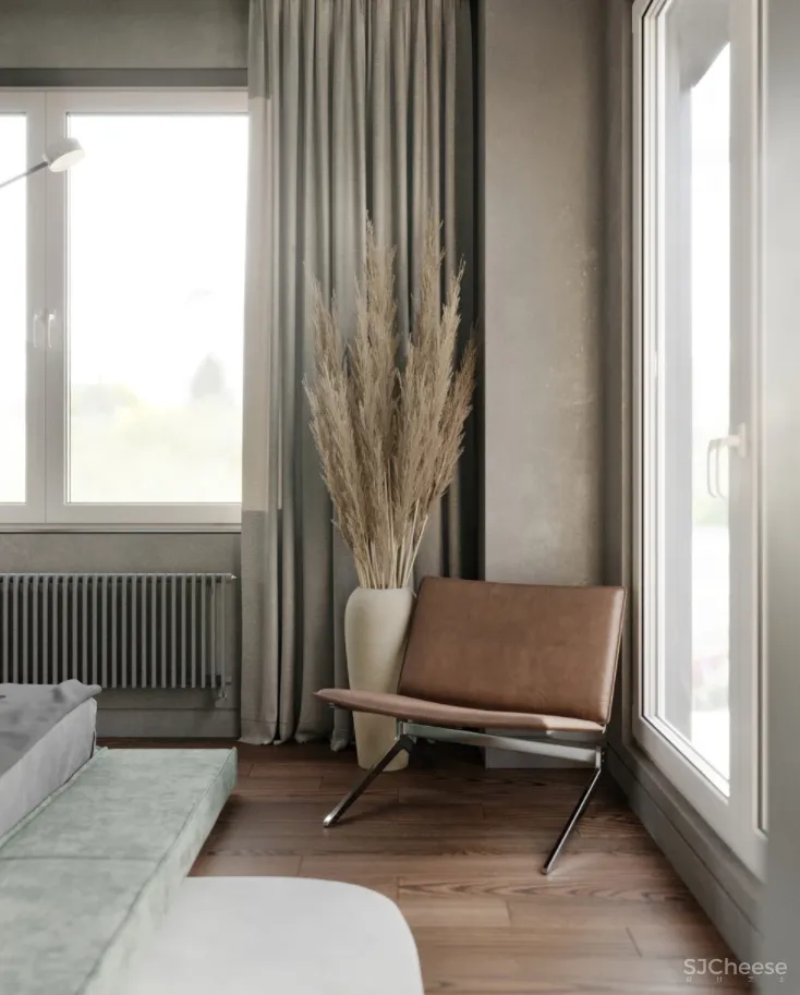 99.5的室内面积 29.7的露台,对于独自居住的屋主来说,这得有多潇洒啊!