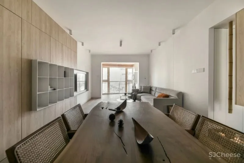 85后夫妻92㎡旧房翻新,塞下三居,却通透得不像话!更有高达35㎡收纳空间!