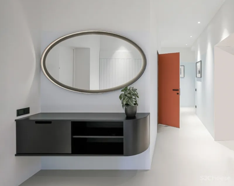 147㎡ 四室一厅,利用墙面做收纳,设计朴素却实用!