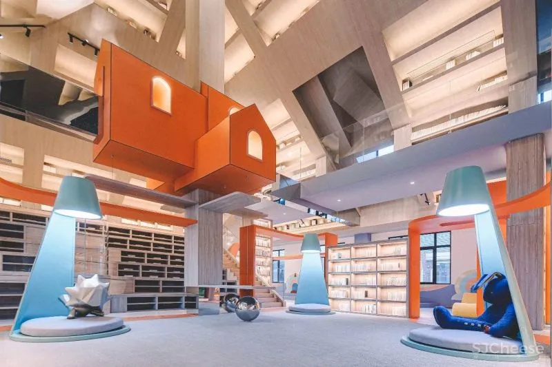 源于安徒生的设计灵感,钢筋水泥下的童话书屋 宇合光年