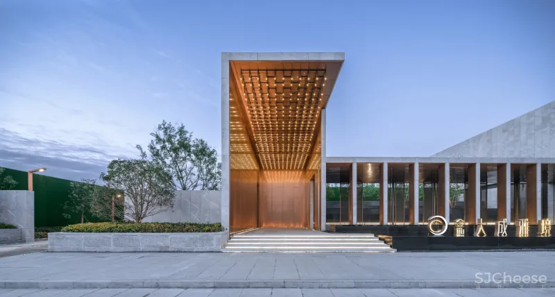 EH DESIGN 空间 金地商置·大成雅镜售楼处:艺术“盒子”