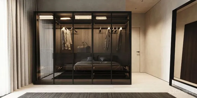 微水泥与木饰面,无限放大的高级感